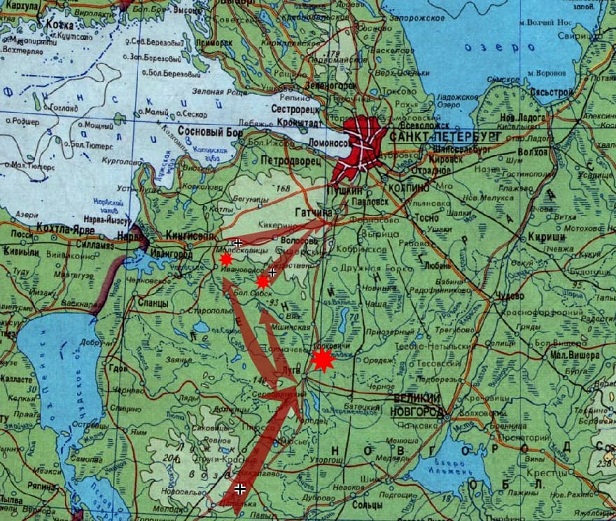 Прорыв Лужского рубежа